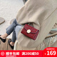 愛(ài)情海包包女包小方包斜挎單肩包鏈條手機包生日禮物高級感送女友老婆【酒紅色】百搭時(shí)尚通勤腋下包輕奢高級感ck風(fēng)休閑實(shí)用小包