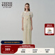 Teenie Weenie小熊女裝簡(jiǎn)約時(shí)尚春夏寬松直筒牛仔背帶褲牛仔褲長(cháng)褲 象牙白 S (160)