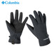 Columbia哥倫比亞戶(hù)外男子拒水干爽舒適旅行軟殼運動(dòng)手套CM0690 010 L
