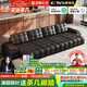 居錦天河勞倫斯真皮電動(dòng)沙發(fā)客廳2025新款現代風(fēng)直排電動(dòng)功能沙發(fā)床兩用 3.2m三人位/三電機+米家app聲控 意大利進(jìn)口摔紋真皮/紫羅蘭坐墊