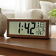 漢時(shí)（Hense）實(shí)木客廳臺式座鐘桌面電子時(shí)鐘擺放式電子表臺鐘 HD555小號