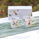 MOKUSHIN日本進(jìn)口Narumi鳴海露西花園系列骨瓷馬克杯水杯情侶對杯禮盒裝 馬克對杯（原裝禮盒）
