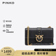 PINKO【品高】女包經(jīng)典單肩飛鳥(niǎo)包黑色送女友禮物100053A0F1