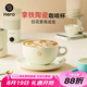 Hero拿鐵陶瓷咖啡杯拉花專用杯高顏值歐式風格咖啡杯套裝 拿鐵杯-白色 280ml