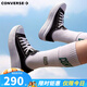 匡威（Converse）厚底鞋女鞋新款70S低幫帆布鞋松糕鞋云朵Move增高硫化鞋小個子 570256C 經(jīng)典黑 36 /5.5