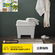 宜家（IKEA）BURSJON波斯昂儲物凳家用儲物矮凳換鞋凳家用 儲物凳白色
