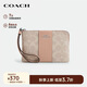 蔻馳（COACH）【品牌直供】女士小號(hào)手拿包手腕包PVC配皮革CW854SVPWH