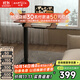 Brateck北弧任意桌床邊桌氣動(dòng)可升降桌移動(dòng)電腦桌書(shū)桌沙發(fā)茶幾邊桌置物架