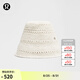 lululemon丨Cotton Crochet 女士棉混紡鉤針編織漁夫帽 LW9FOCS 淺象牙白 S/M