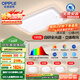 歐普（OPPLE）護眼全光譜吸頂燈客廳燈LED滿(mǎn)天星高亮線(xiàn)條簡(jiǎn)約奶油風(fēng)包安裝套餐1