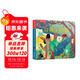 揭秘小世界童話(huà)篇-穿靴子的貓(0-2歲幼兒?jiǎn)⒚稍缃虄和破绽L本)翻翻+洞洞設計 樂(lè )樂(lè )趣出品