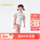 巴拉巴拉童裝男童套裝寶寶短袖兒童衣服女童運動夏裝208224119124