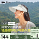 蕉下（beneunder）遮陽帽女太陽帽空頂帽防曬帽防紫外線遮臉時尚百搭UL569白