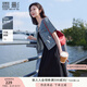 香影藍(lán)色牛仔外套女短款2025夏季新款復(fù)古正肩短袖純棉小個(gè)子上衣 藍(lán)色 XL 170/92A/125-140斤