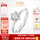 CRD克徠帝【現貨閃發(fā)】傳承鉆戒六爪結婚鉆石戒指女婚戒結婚求婚 傳承【G0831B】 30分D-E色VS