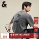 杰克·瓊斯（JACK&JONES）男裝復古簡(jiǎn)約舒適基礎百搭哥特字母飛鳥(niǎo)寬松圓領(lǐng)短袖T恤男 石雕灰E05 M (175)