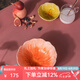 JOYYE飯碗面碗花園湯碗釉下彩手繪碗創(chuàng)意浮雕花卉節(jié)日伴手禮物 套2花園花型面碗