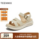天美意涼鞋商場(chǎng)同款日常通勤百搭純色休閑女鞋2025新款BL431BL5 米色 38