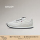 NormanWalsh【馬嘉祺同款】ENSL系列巴恩風(fēng)復(fù)古時尚輕質(zhì)運動慢跑鞋加厚休閑鞋 白/黑色 43