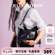 JellyToyboy【七夕情人節(jié)禮物】包包女包JTB小漫游包新款hobo包大容量斜挎包 黑色