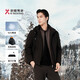 勁霸男裝（K-Boxing）秋冬科技發(fā)熱短版茄克羽絨服NRHN4008黑色XL