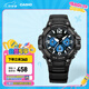 卡西歐（CASIO） SPORT MCW-100H休閑時尚運動男士手表石英手表 MCW-100H-1A2VPF-100米防水
