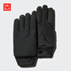 優(yōu)衣庫男裝女裝HEATTECH內襯手套防寒保暖可觸屏25秋冬新款478315 09 黑色 L