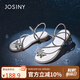 卓詩尼法式絕美涼鞋女外穿夏季仙女風(fēng)蝴蝶結(jié)拖鞋 米白色 38