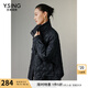 衣香麗影黑色寬松棉衣棉服女新款高級感輕薄大翻領(lǐng)棉襖 黑色 M
