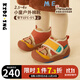 kids.ing可迪星女寶寶棉鞋2025冬季新款小童兒童軟底保暖加絨防滑棉靴 可可泡芙 30 適合腳長(cháng) 17.5-18.1cm