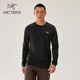 ARC'TERYX始祖鳥(niǎo) CAPTIVE ARC'WORD LS 透氣 男子 棉質(zhì)長(zhǎng)袖T恤 BLACK/黑色 M