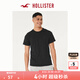 HOLLISTER24夏款經(jīng)典小海鷗情侶基礎(chǔ)款短袖T恤男裝女裝KI324-4042 黑色 M (180/100A)