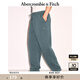 ABERCROMBIE & FITCH男裝24春秋款抓絨美式復古baggy風(fēng)直筒運動(dòng)衛褲長(cháng)褲KI134-4063 海軍藍 L (180/86A)