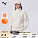 彪馬（PUMA）加絨保暖針織衛衣套頭衫男女半拉鏈立領(lǐng)運動(dòng)上衣632293 雪白色-87 XS (165/88A)