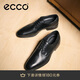 愛步（ECCO）德比鞋 增高牛皮商務正裝皮鞋男 適途系列512734 黑色41