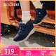 斯凱奇（Skechers）面包鞋春女靴短筒雪地靴舒適增高厚底高幫鞋144194