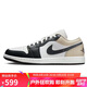 耐克NIKE男子休閑鞋喬丹AJ1 JORDAN 1運動(dòng)鞋 553558-153米黑42