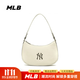 MLBNY復古老花滿(mǎn)印字母大Logo腋下包餃子麻將包手提單肩包男女情侶款 3ABQS022N-50CRS