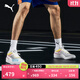 彪馬（PUMA）哈利伯頓同款緩震透氣實(shí)戰(zhàn)籃球鞋男女CLYDEALL-PRO194039 白-島嶼藍(lán)-01 42