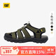CAT卡特25春夏季新品男士戶(hù)外低幫休閑風(fēng)涼鞋 綠色 42