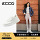 愛步（ECCO）七夕禮物 25年休閑鞋女 百搭平底鞋板鞋休閑運(yùn)動(dòng)鞋 街頭272813 白色/灰白色27281352292 37