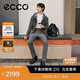 愛(ài)步（ECCO）25年早秋新款牛皮輕奢經(jīng)典休閑板鞋 柔酷60周年525464 黑色42