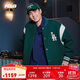 MLB外套男女情侶學(xué)院風(fēng)運(yùn)動夾克休閑寬松棒球服3AJPV0934-07GND-L