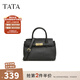 他她（TATA）通勤鉑金包女包包大包手提包托特包秋季新款X3320CX4 黑色 F