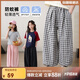 LUSON陳大豬童裝女童防蚊褲2025新款兒童褲子夏季女薄款透氣大童長褲