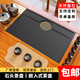 竹唯林烏金石茶盤(pán)茶桌漏水石板嵌入式石面板內嵌式漏水蓋板大小號石茶盤(pán) 【-永久-】緣往款 60*37*2.0cm