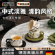 ROWILUX德國品質(zhì)咖啡杯女國風竹影精致杯子送閨蜜禮物情侶精致禮盒裝 (綠色)竹影杯碟禮盒裝 七夕禮物
