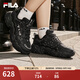 斐樂(lè )（FILA）官方女鞋老爹鞋貓爪鞋6代黑色運動(dòng)鞋2025春季新款休閑鞋 黑-BK 38