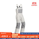 迪卡儂（DECATHLON）冬季戶外運動防風滑雪褲背帶褲寬松保暖防水工裝BIB500 白色（新老款隨機）15000mm防水 XS