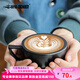 MHW-3BOMBER轟炸機(jī)咖啡澤田杯 陶瓷杯意式咖啡杯 專業(yè)拿鐵藝術(shù)拉花杯壓紋 【加厚杯口】澤田杯-靜謐黑280ML